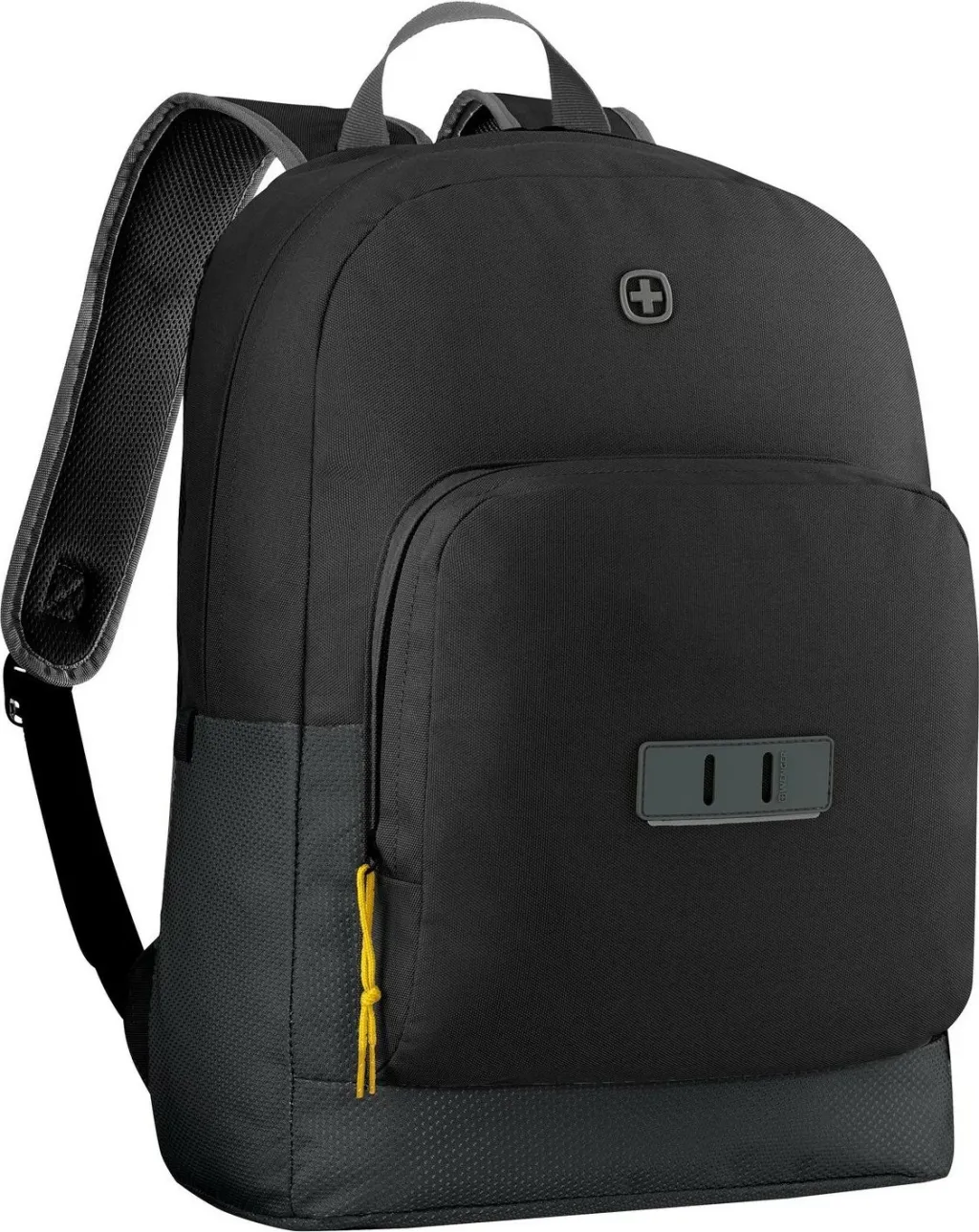 Çantë shpine Wenger SwissGear Crango, 15.6", material i ricikluar, e zezë - 5