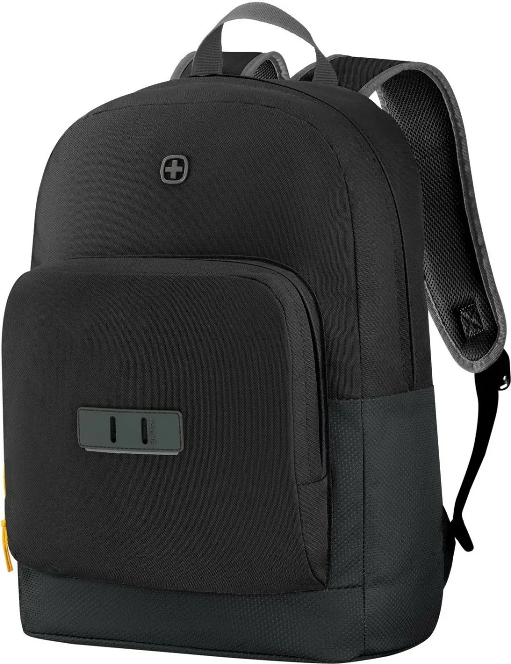 Çantë shpine Wenger SwissGear Crango, 15.6", material i ricikluar, e zezë - 6