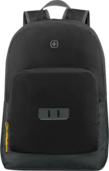 Çantë shpine Wenger SwissGear Crango, 15.6", material i ricikluar, e zezë