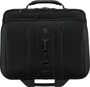 Çantë laptopi Wenger Legacy Black Series 15.6 inç me rrota, e zezë