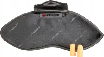 Set udhëtimi Wenger, maskë gjumi me taponë veshësh, gri