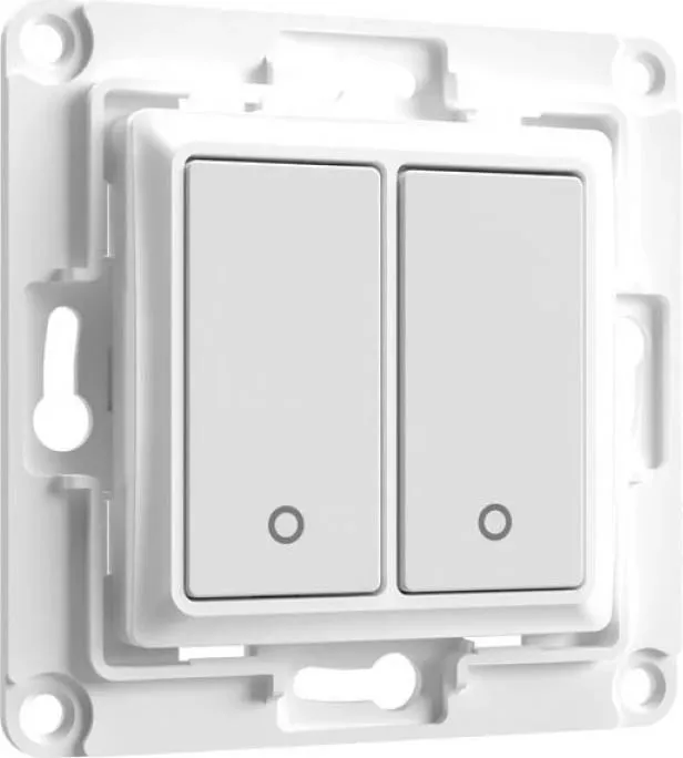 Ndërprerës Shelly Wall Switch 2, dy butona, i bardhë - 1
