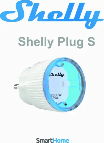 Prizë me rele Shelly Plug S - e menaxhueshme me WiFi për Smart Home