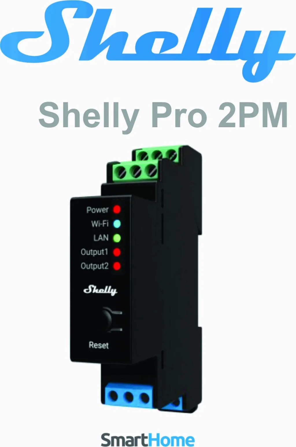 Ndërprerës inteligjent Shelly Pro 2PM - 1