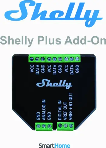 Modul zgjerues Shelly Plus Add-On, për matje temperature dhe lagështie