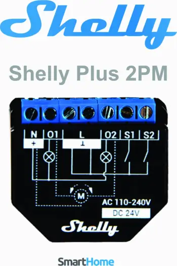 Ndërprerës Shelly Plus 2PM