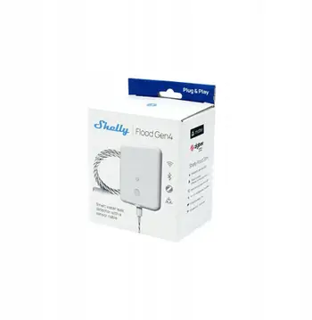 Detektor uji Shelly Flood Gen4, WiFi Zigbee Bluetooth, i bardhë