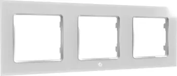 Shelly Wall Switch Frame, Shelly WF3, 220 mm, 80 mm, 1 cm, White