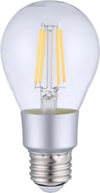 Llambë Shelly Vintage A60, 9 W, E27, 800 lm, e bardhë e ngrohtë