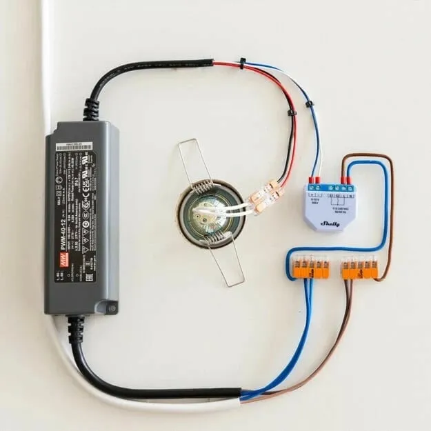 Dimmer Shelly Plus 0-10V, Wireless, Blu, Gri - 5