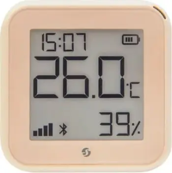 Sensor temperature dhe lagështie Shelly H&T Gen. 3, WLAN BT USB-C, ngjyrë mocha