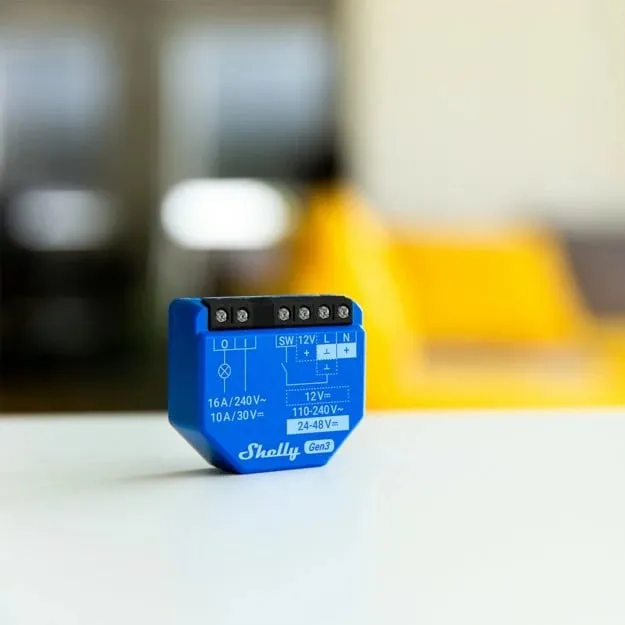 Smart switch Shelly 1 Gen3, 1P, Wireless, Blu - 2