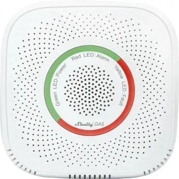 Detektor gazi Shelly Gas LPG, Wi-Fi, i bardhë