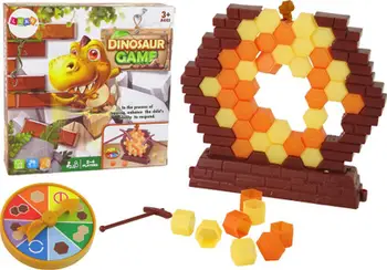 Loja shkathtësie LeanToys Dinosaur In Trouble, 2 4 lojtarë, mbi 3 vjeç, shumëngjyrëshe