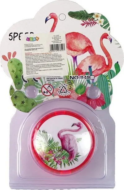 Jojo lodër LeanToys Fast Flamingo, 5.5cm, për shkathtësi, rozë - 4