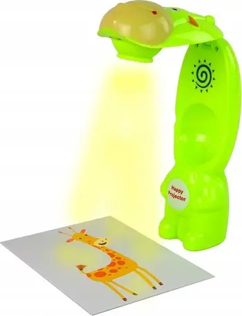 Projektor vizatimi LeanToys Drawing Projector Cow, me markera, i gjelbër