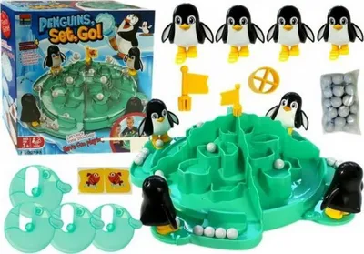 Lojë LEANToys Penguin Glacier - 1