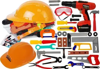 Set lodrash veglash LeanToys Little Handyman, 37 elemente, multikolor