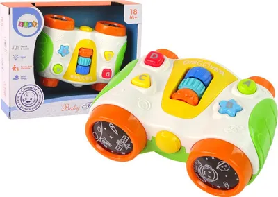 Binokulla interaktive LeanToys, drita dhe tinguj, lodër edukative për fëmijë - 1