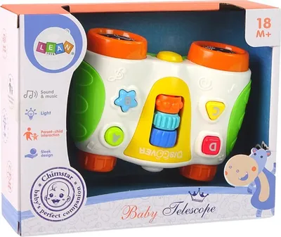 Binokulla interaktive LeanToys, drita dhe tinguj, lodër edukative për fëmijë - 3