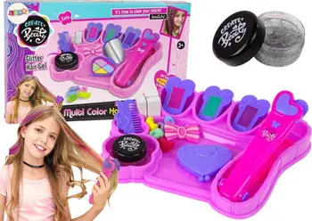 Set ngjyrosje flokësh LeanToys Hair Set Colorful Chalk, aksesorë parukerie, shumëngjyrësh