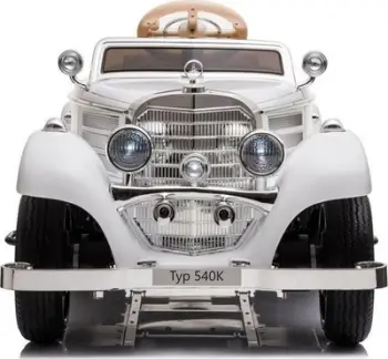 Automjet lodre me bateri LEANToys Mercedes 540K, i bardhë
