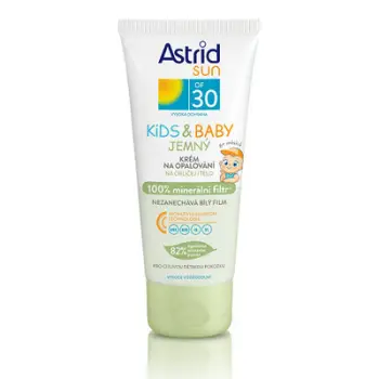 Krem mbrojtës ndaj diellit Astrid OF 30 Kids & Baby, 100 ml