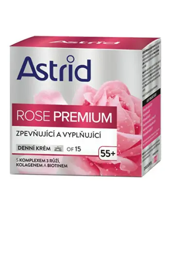 Krem dite Astrid OF 15 Rose Premium, 50 ml