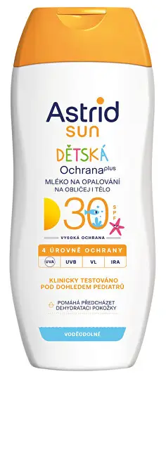 Losion dielli për fëmijë Astrid SPF 30 Sun, 200 ml