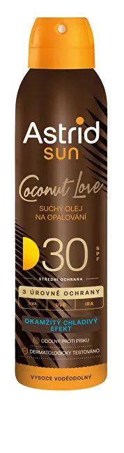 Vaj i thatë për nxirje SPF 30 Astrid, 150 ml