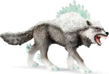 Lodër figurë Schleich Eldrador Creatures Schneewolf 42452, plastikë, bardhë/gri
