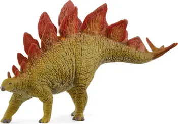 Figurë lodër Schleich Stegosaurus Dinosaurs, rreth 20 cm, shumëngjyrëshe