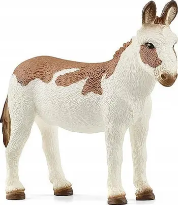 Figurë lodër Schleich American Spotted Donkey, set me 5 copë, shumëngjyrëshe