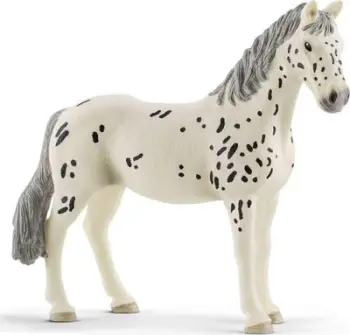 Figura kali Schleich Knabstrupper Mare 13910, 12 × 3,7 × 11 cm, plastikë, i bardhë / hirtë