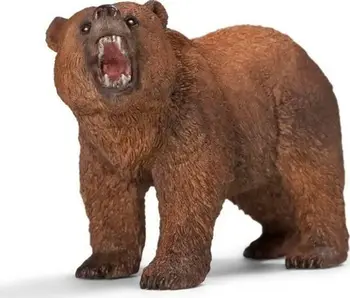 Figurinë ari grizzly Schleich Wild Life, plastikë, kafe