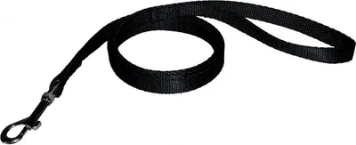Rrip për qen Chaba Lanyard, 1.3 m, 20 mm, i zi - 1
