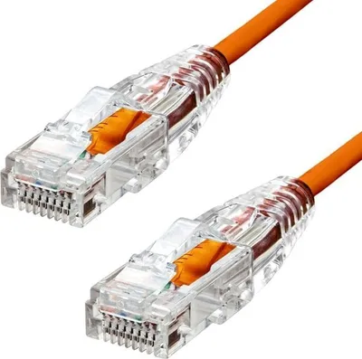 Kabllo rrjeti ProXtend Slim CAT6, U UTP, 4m, portokalli - 1