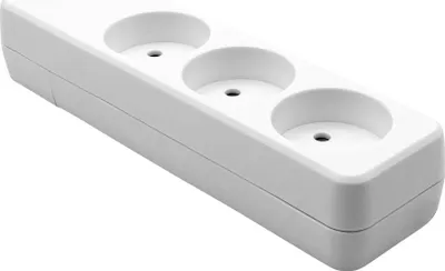 Kabllo vazhduese ProXtend Danish Power Strip 3-way, 3 priza, e bardhë - 1