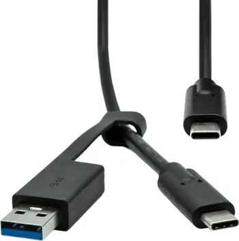 Kabllo USB ProXtend USBCWA-001, USB A dhe USB C në USB C, 1 m, e zezë