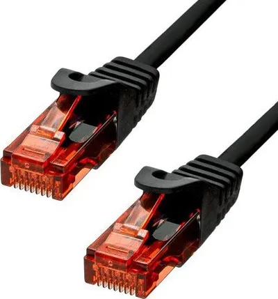 Kabllo rrjeti ProXtend CAT6 U UTP, 0.75 m, 1 Gbit s, e zezë - 1