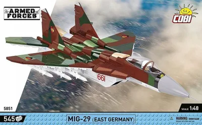 Model ndërtimi Cobi MiG-29 Armed Forces, 545 pjesë, shkalla 1:48, gri - 1