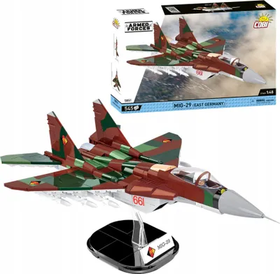 Model ndërtimi Cobi MiG-29 Armed Forces, 545 pjesë, shkalla 1:48, gri - 2