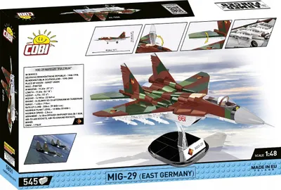 Model ndërtimi Cobi MiG-29 Armed Forces, 545 pjesë, shkalla 1:48, gri - 5