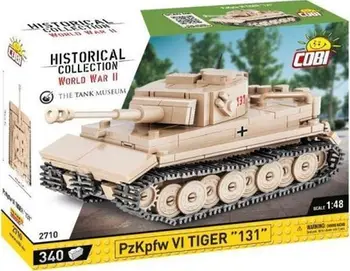 Set ndërtimi Cobi Historical Collection 2710, tanku Tiger 131 PzKpfw VI, 340 tulla