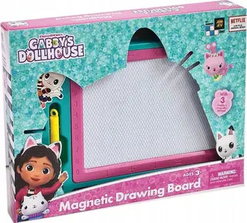 Tabelë magnetike vizatimi Cobi Gabby’s Dollhouse, me stilolaps magnetik, me fshirës rrëshqitës, shumëngjyrëshe