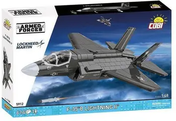 Set ndërtimi COBI Armed Forces F-35B Lightning II, shkalla 1:48, shumëngjyrësh