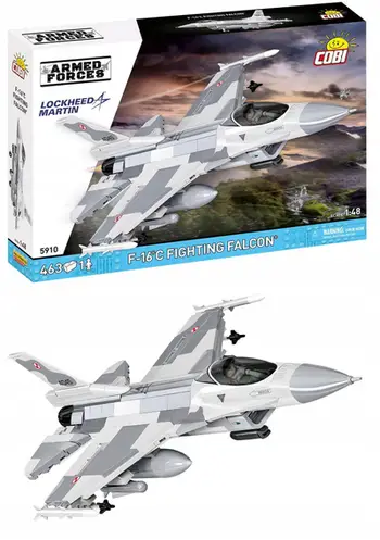 Set ndërtimi COBI Armed Forces SU-57 Felon dhe F-16C, aeroplanë luftarakë, shumëngjyrësh
