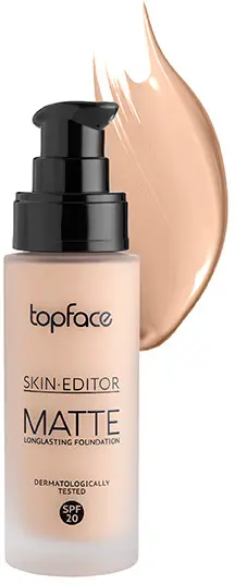 Pudër e lëngshme Top Face Found Matte Skin Editor, 005