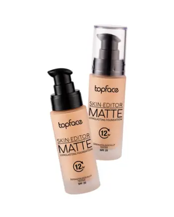 Pudër e lëngshme Top Face Found Matte Skin Editor, 007