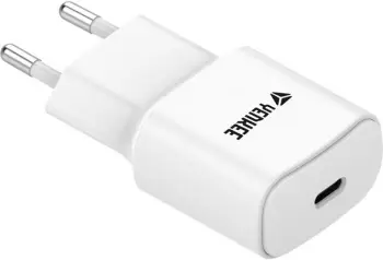 Karikues Yenkee YAC 2033BK, USB-C, 20W, i bardhë